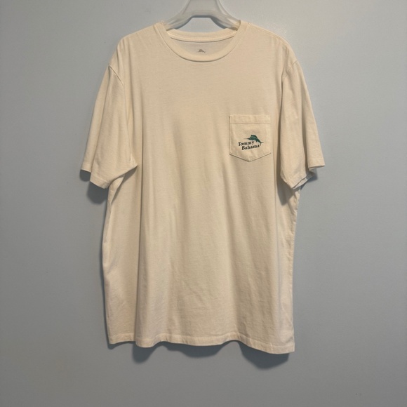 Tommy Bahama Men’s 100% Cotton Pocket‎ T-Shirt Size L - Picture 1 of 8